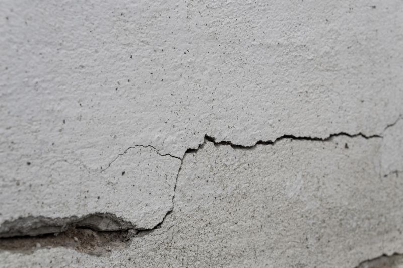 Finished Foundation Crack Repair